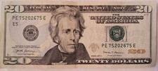 Circulated 2017A $20 Dollar Bill #75202675