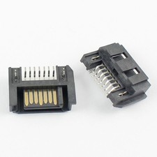 5Pcs Sata Type A 7 Pin SMT SMD Male Adapter Connector For Hard Drive HDD