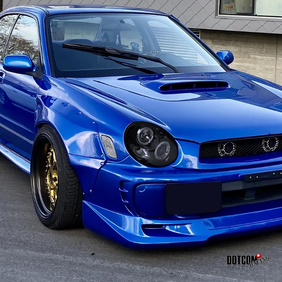 Fit 2002-2003 Subaru Impreza WRX Clear Bumper Side Marker Turn Signal Lights Foto 3 de 4