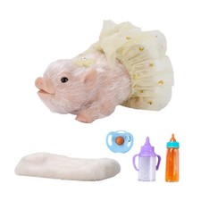 Poupée cochon réaliste en silicone, bébé cochon, cadeau d'anniversaire
