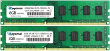 16GB PC312800U 2X8GB DDR3 12800 1600MHz 2Rx8 240pin Udimm CL11 1.5V