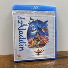 Disney Aladdin  Blu-ray/DVD, 2015, 2-Disc Set, Diamond Edition CLEAN SHIPS FAST