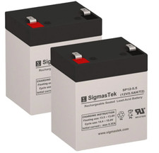 CyberPower RB1270X2A Replacement UPS Battery Pack of 2 - Rechargeable 12V 5.5AH
