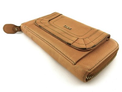 Chloe Purse Beige gold Women Authentic secondhand