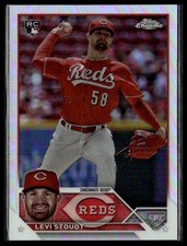 2023 Topps Chrome Update Levi Stoudt Refractor
