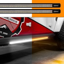 Xkglow Xk041021 60in White Amber Running Board Led Light Bar Turn Signal 2-piece Xkglow Xk041021 60in White Amber Running Board Led Light Bar Turn Signal 2-piece