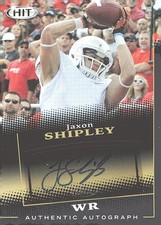 2015 SAGE HIT #A42 Jaxon Shipley Autographs Black