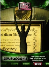 2010 Press Pass Milestones Elvis Presley #67