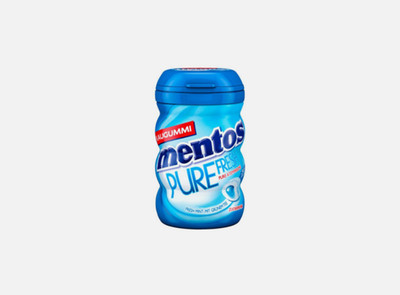 Mentos Gum Pure Fresh Mint ohne Zucker 6 x 70 g