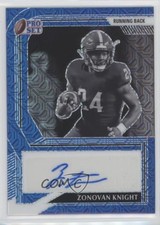 2022 Leaf Pro Set Metal Black & White Blue Mojo /20 Zonovan Knight Auto 1ew5