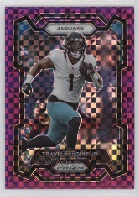 2023 Panini Prizm Purple Power Prizm 11/49 Travis Etienne Jr #138 kq9