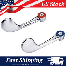 Pair Wrist Lever Handles for Commercial Kitchen Faucet - Replacement Parts