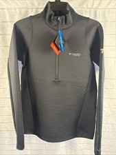 NEW Columbia Women's Crystal Leaf Omni-heat Helix half zip pullover Size Medium