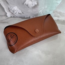 Brown Ray-Ban Sunglasses Case Snap Closure