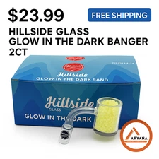 Premium Glass Banger Glow In The Dark Sand | 2CT (DLQ-134)- Free Shipping
