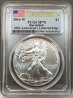 2016-W American Silver Eagle BURNISHED PCGS SP70 First Strike ~ Lettered Edge
