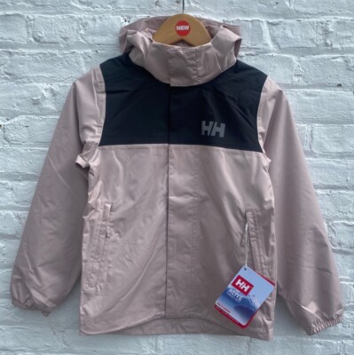 Helly Hansen Girls PINK Rain Jacket $95, Size: 8