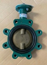 5" Lug Butterfly Valve, Aluminum Bronze Disc, Buna Seat 200 PSI W/ Handle (NEW)