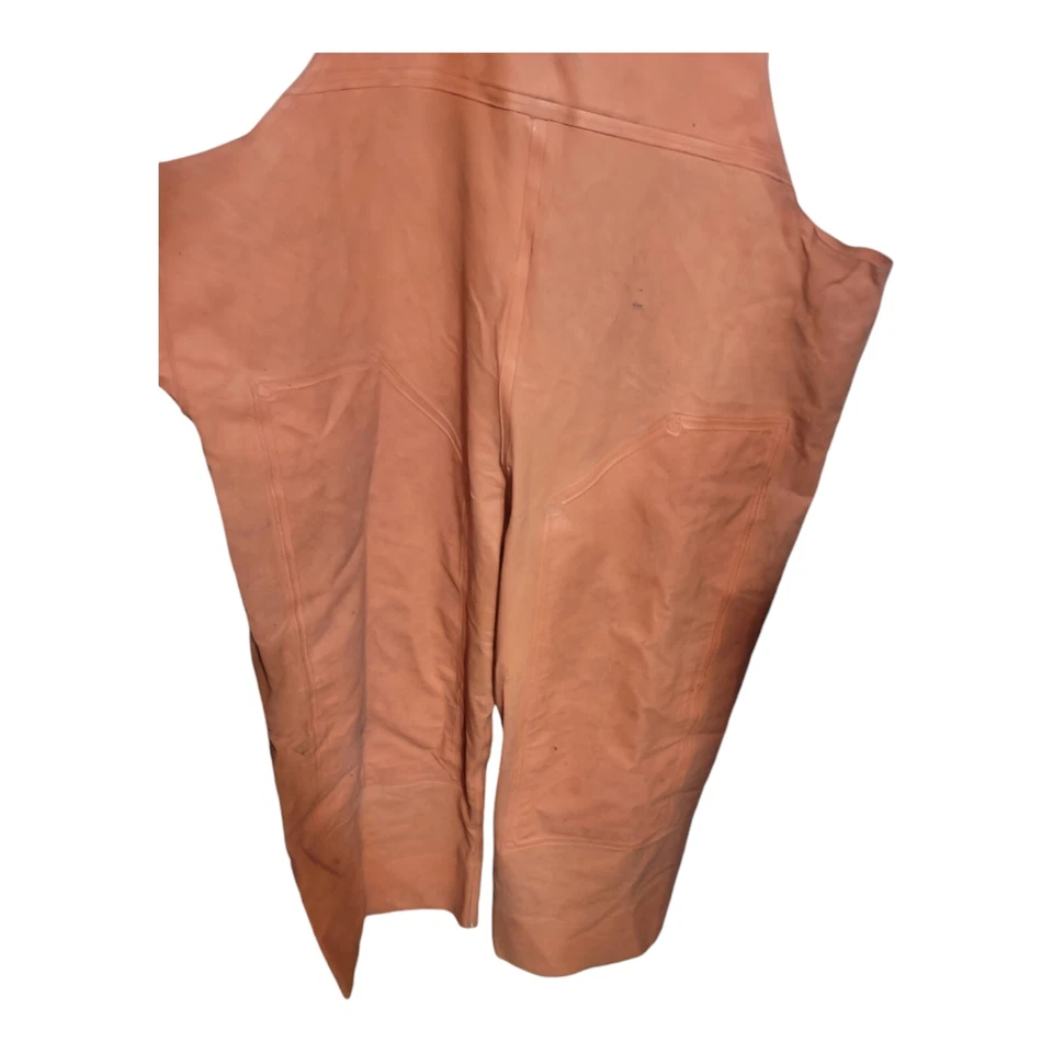 Carhartt Overall Men XL Orange Waterproof R39 ORG Fishing Boat Work Bib Gorpcore - Image 2 of 4