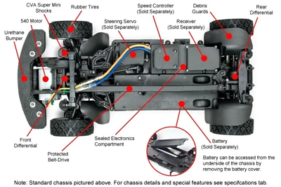 Tamiya RC 1/10 Lancia Delta Integrale 4WD Kit XV01 Chassis with
