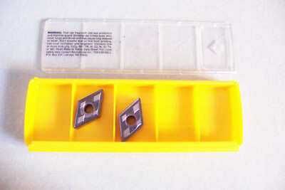 New 2 Pcs - DNMG 442UP  Grade KCU10 Coated Inserts Kennametal