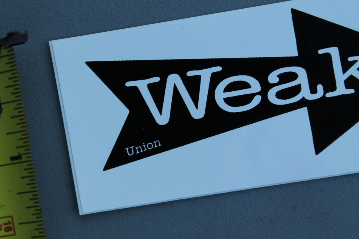 UNION Skateboard Wheels Weak Black White 90's GB3 Vintage