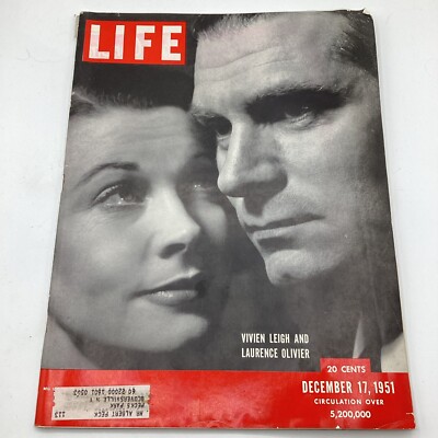 1951 Dec 17 LIFE Magazine Vivien Leigh & Laurence Oliver, First Black Baby Doll