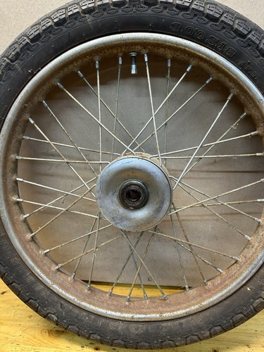 18” Hallcraft Harley-Davidson Chopper Mini Drum Spoke Front Wheel - Picture 4 of 14