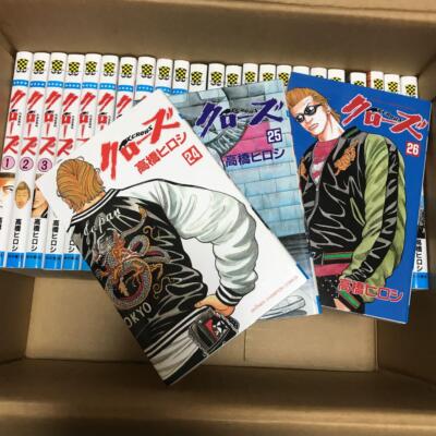 Complete Set of Crows Manga Vol. 1-26 in Japanese