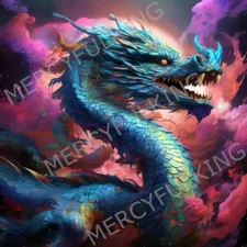 Dragon - Digital AI Art Image (4k HD) High Resolution Print Download