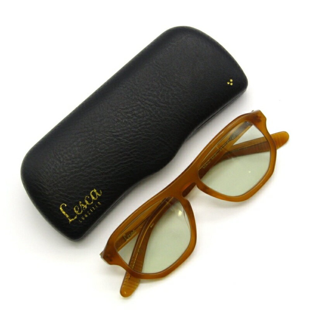Lesca Lunetier Sunglasses MAIO High Bridge Polygon Honey Lesca Lunetier Sunglasses MAIO High Bridge Polygon Honey