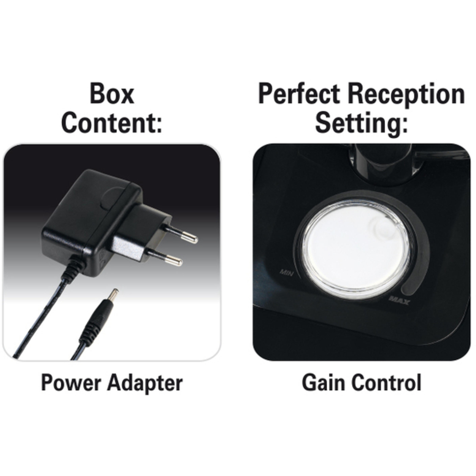 Thumbnail - Vivanco Full Hd Antenne Indoor, Ring Design, Regelbar, Lte Filter