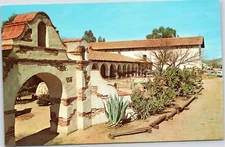 California MIssion - Mission San Miguel visitors entrance