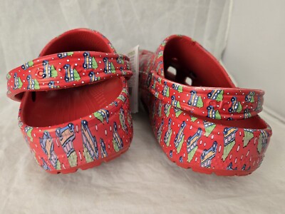 NEW Holiday Vineyard Vines Crocs Classc Clog colaboration WHALE Jibbitz M10 W12 Crocs M8 W10 Classic Vineyard Vines Clogs with Whale Jibbitz  main image 3