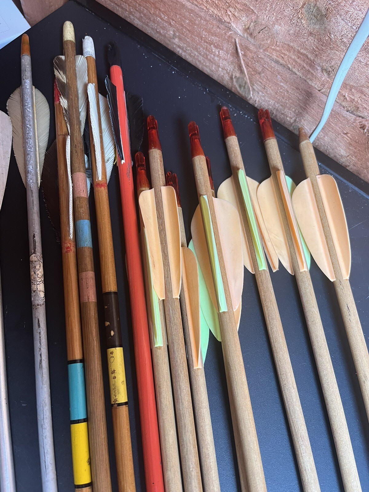 Job Lot Of Mixed Arrows Spares Repair Archery Bow Arrow eBay