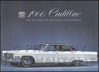 1966 Cadillac Verkaufs Katalog Calais Deville Fleetwood Eldorado Neu Nachdruck