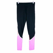 Body Instinct Women Pant Legging Black Pink Orange White Size S - NWOT