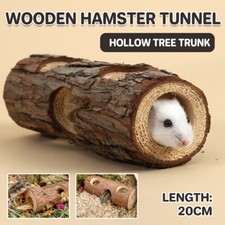 Hamster Tunnel Small Pets Guinea Pig Squirrel Chinchilla Natural Wood Chew Toy