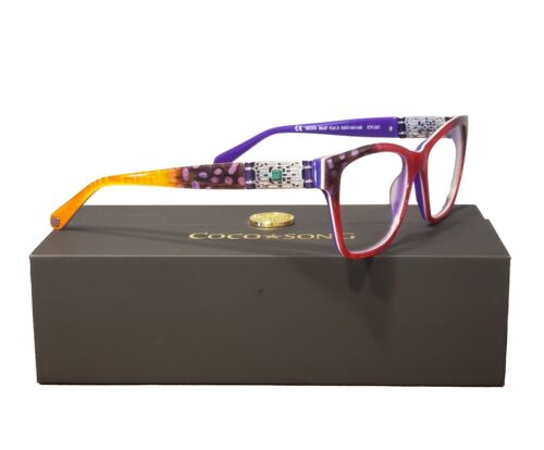 New Coco Song CV157 MIND MAP Col. 3 Multi Color Eyeglasses 53 mm - Picture 1 of 8
