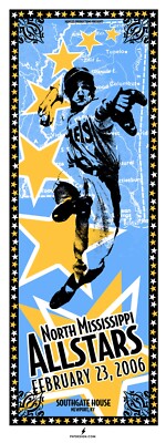 North Mississippi Allstars February 2006 Limited Edition Gig Poster