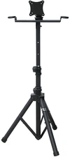 Audio2000'S AST420Y LCD Monitor Karaoke Stand with Tripod Legs, Black MR