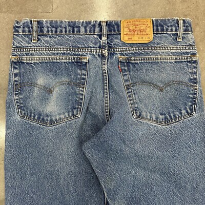 93年 Levi's 505 made in USA Vintage Levis 505 1970s Jeans Deadstock NOS Dark Wash Mens | eBay