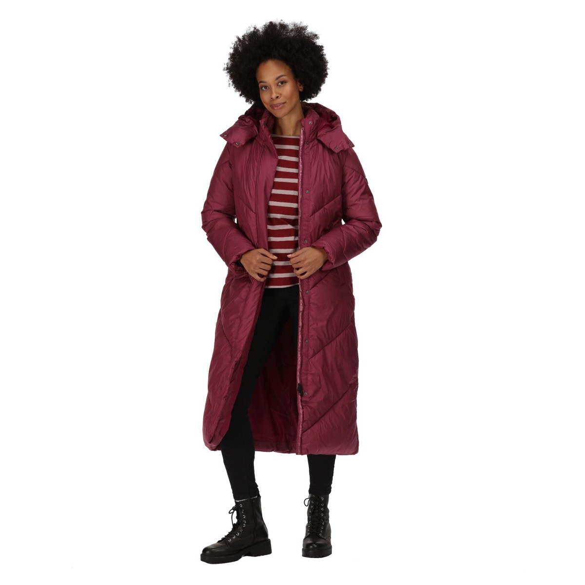 Longley Regatta Long Coat Womens Womens/Ladies Longley Quilted