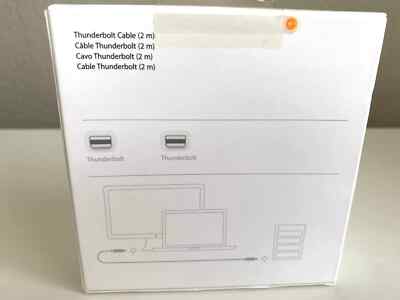 NEW SEALED Apple 2m / 6FT Thunderbolt 2 Cable Mini DP, White