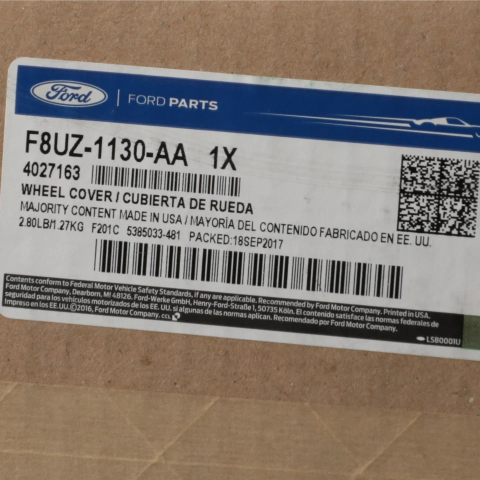 Tampa de roda calota Ford E-250 E-350 E-450 Econoline ESD ORIGINAL DO FABRICANTE NOVO EM FOLHA - Imagem 4 de 4