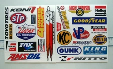 OFF ROAD RACING DECAL SET   - Baja - Rally - SCORE- Toolbox Art - Garage Decor