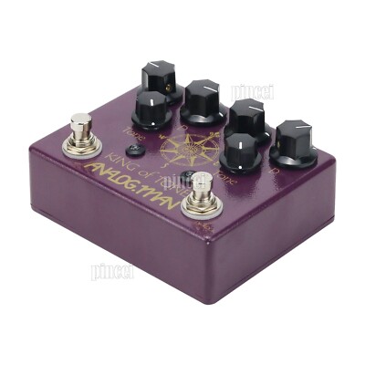 LY-ROCK Overdrive Pedal Rock Guitar Pedal Replacement for King of TONE