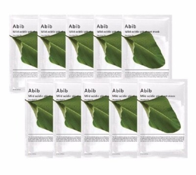 Abib Mild acidic pH sheet mask Heartleaf Fit 30ml (10pcs)