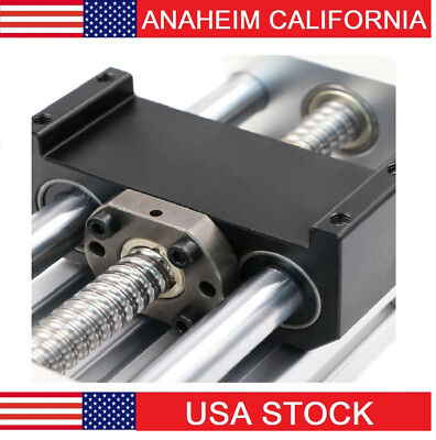 12 inch Stroke Linear Motion Router/Robot Module Guideway Ballscrew 10mm Lead