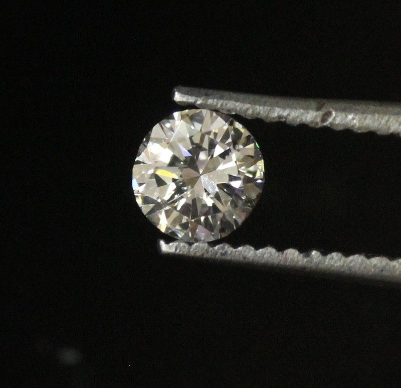 GIA certified .44ct SI2 G loose brilliant round diamond estate vintage Natural